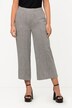 Cropped Wide Leg Linen Blend Pants