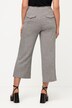 Cropped Wide Leg Linen Blend Pants