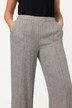 Cropped Wide Leg Linen Blend Pants