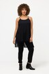 Fringed Hem Spaghetti Strap Tank