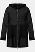 Sheer Oversized Zip Up Hoodie