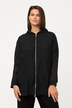Sheer Oversized Zip Up Hoodie