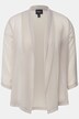 Chiffonjacke, Oversized, Schalkragen, 3/4-Arm