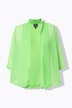 Chiffon-jakke, oversized, sjalkrage, trekvartermer