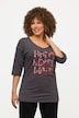T-Shirt, Schriftmotiv, Oversized, Rundhals, Halbarm