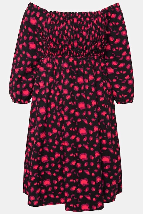 Pink Leopard Print Dress | Midi Dresses | Dresses