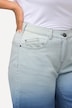 jeansshorts Mary, kleurverloop, wijde pijpen, 5-pocket model