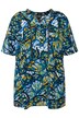 Halenka, motýl, tunikový výstřih, krátké rukávy