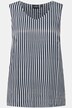 Top, paski, Classic Fit, dekolt w szpic, bez rękawów