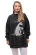 Mikina, oversize, vintage vzhled, maxi potisk, dlouhé rukávy
