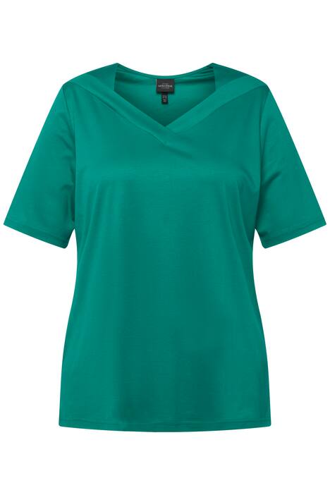 Tričko, Classic střih, výstřih do V, krátké rukávy