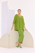 Pullover, Oversized, V-Ausschnitt, Halbarm