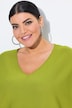 Pullover, Oversized, V-Ausschnitt, Halbarm