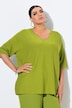 Pullover, Oversized, V-Ausschnitt, Halbarm