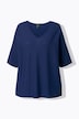 Pullover, Oversized, V-Ausschnitt, Halbarm