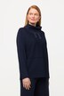 Modern Oversized Stand-Up Collar Sweatshirt