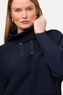Modern Oversized Stand-Up Collar Sweatshirt