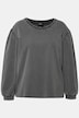 Oversized Long Sleeve Ribbed Cuff Sweatshirt