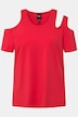 T-Shirt, Cut-Outs, Rundhalsausschnitt, Halbarm