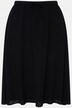 Flared A-Line Midi Pull-On Skirt