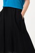 Flared A-Line Midi Pull-On Skirt