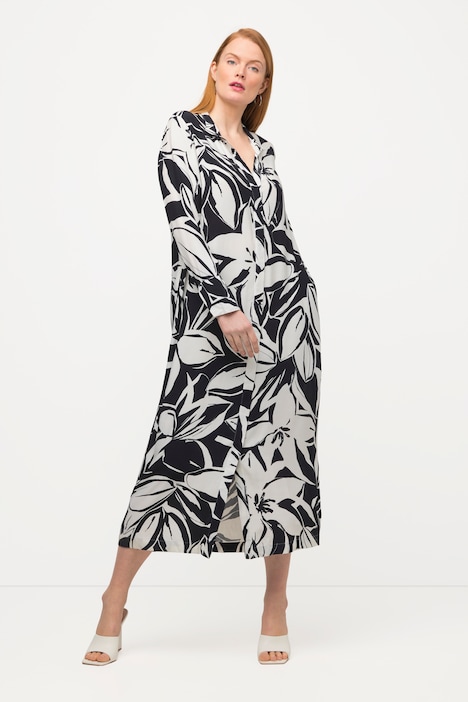 Abstract Allover XL Flower Print Dress | Maxi Dresses | Dresses