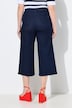 Jeans-Culotte, wadenlang, weites Bein, Marlenehose