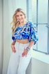 Marlene Soft Denim Cropped Culotte Jeans