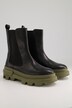 Botas Chelsea, piel auténtica, plataforma de color, ancho H