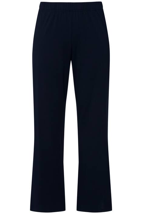 7/8 žerzejové kalhoty, úzké, rozšířené nohavice, elastický pas