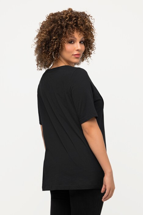 Relaxed Fit Short Sleeve V-Neck Tee