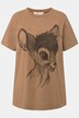 T-shirt Bambi, oversize, col rond, manches courtes