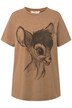 Tričko Bambi, oversize, kulatý výstřih, krátké rukávy
