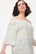 Carmenbluse, schulterfrei, A-Linie, Spitze, Halbarm