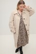trenchcoat, oversized, grote kraag, afgeronde zoom
