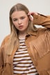 Fringe Button Front Jacket