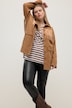 Fringe Button Front Jacket
