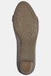 Zapato de tacón, Jana Shoes, aspecto de cuero, pedrería, ancho H
