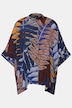 Bluse, bedruckt, Oversized, Rundhals, Halbarm
