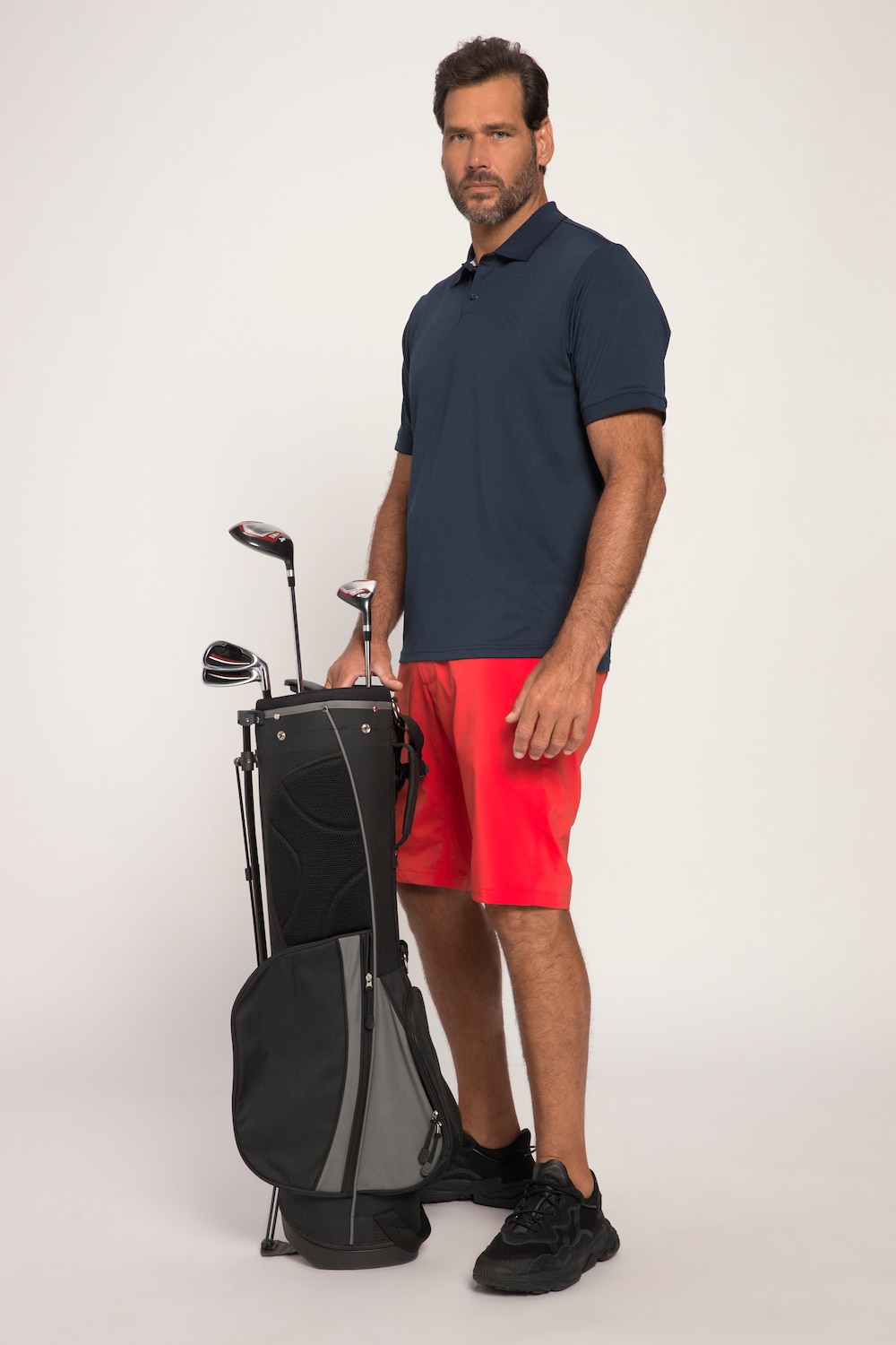 Stora storlekar Pikétröja för golfspelare, Her, blå, storlek: 5XL, Polyester, JAY-PI
