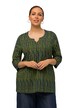 Tričko, A střih, tunikový výstřih, 3/4 rukávy