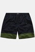swim shorts, elasticated waistband, two colours