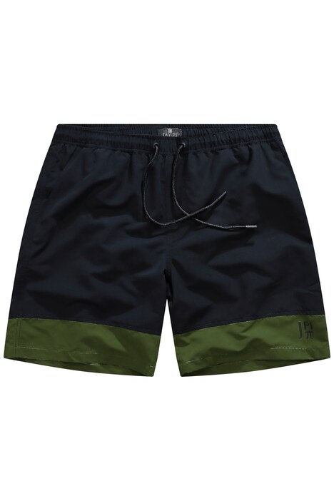 plavecké šortky, elastický pas, dvoubarevné