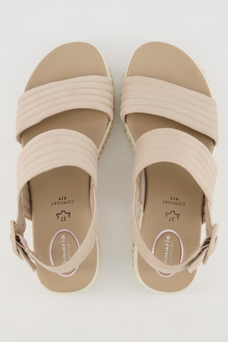 Læder-sandal, Jana Tamaris Comfort, bredde H | Sandaler | Sko