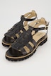 Leder-Sandalen, Flechtriemen, Weite H