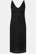 Robe en résille, longueur maxi, coupe Loose, col en V, sans manches