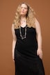 Robe en résille, longueur maxi, coupe Loose, col en V, sans manches