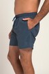 Badeshorts, Beachwear, Elastikbund, Ringeln