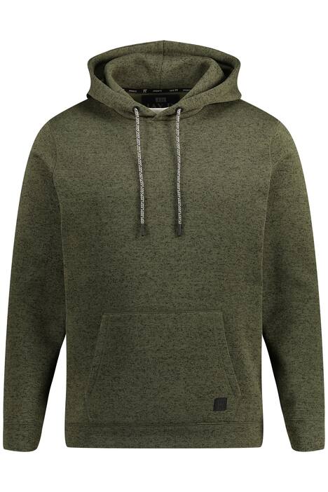 JAY-PI mikina z pleteného flísu, kolekce outdoor, kapuce, klokaní kapsa