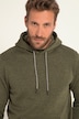 JAY-PI Strickfleece-Hoodie, Outdoor, Kapuze, Kängurutasche